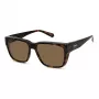 Okulary przeciwsłoneczne unisex Polaroid Ancillaries PLD9018S086, oprawka Havana, brązowe soczewki polaryzacyjne