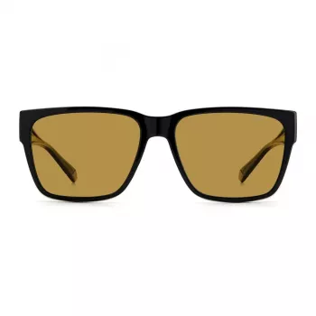 Polaroid Ancillaries PLD9018S807 Unisex Okulary Przeciwsłoneczne Kwadratowe - Oprawka Havana, Brązowe Soczewki Polaryzacyjne