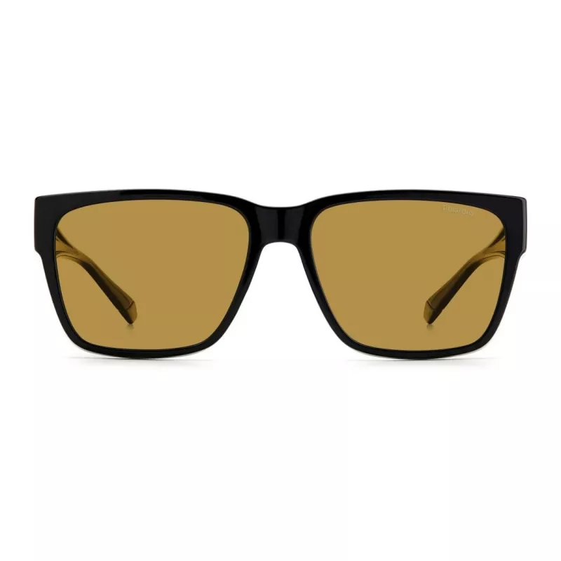 Polaroid Ancillaries PLD9018S807 Unisex Okulary Przeciwsłoneczne Kwadratowe - Oprawka Havana, Brązowe Soczewki Polaryzacyjne