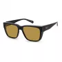 Polaroid Ancillaries PLD9018S807 Unisex Okulary Przeciwsłoneczne Kwadratowe - Oprawka Havana, Brązowe Soczewki Polaryzacyjne