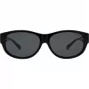 Polaroid Ancillaries PLD9020S08A Unisex Okulary Przeciwsłoneczne dla Dzieci - Czarna Oprawka, Szare Soczewki Polaryzacyjne