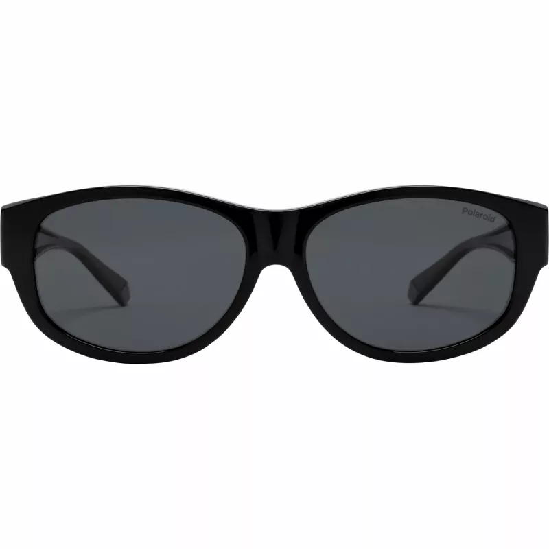 Polaroid Ancillaries PLD9020S08A Unisex Okulary Przeciwsłoneczne dla Dzieci - Czarna Oprawka, Szare Soczewki Polaryzacyjne