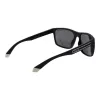 POLAROID Men's PLD2157S57003 Polarized Sunglasses - Black Frame Grey Lens 57mm