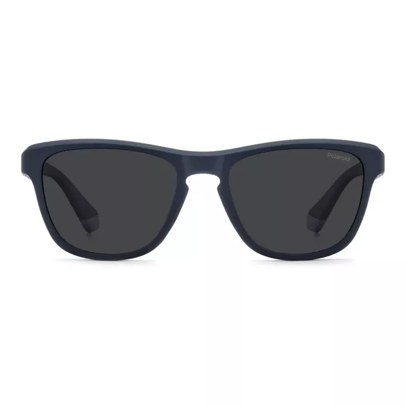 Polaryzacyjne okulary przeciwsłoneczne Polaroid męskie PLD2168S4NZ prostokątne - czarne/szare