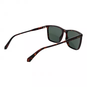 POLAROID Okulary przeciwsłoneczne męskie PLD4180S58086 Havana Brązowe Polaryzacyjne