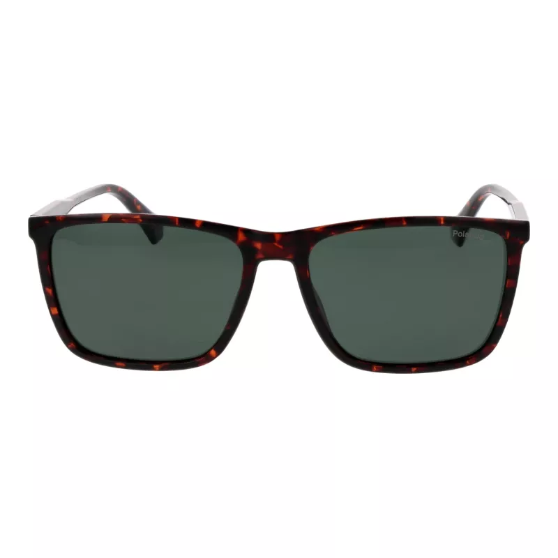 POLAROID Okulary przeciwsłoneczne męskie PLD4180S58086 Havana Brązowe Polaryzacyjne