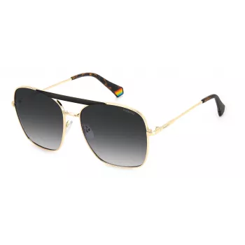 Okulary przeciwsłoneczne Polaroid PLD 6201/S damskie aviator Havana brązowe polaryzacyjne