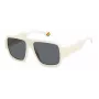 Polaroid PLD 6209/S XVK/6 Unisex Kwadratowe Okulary Przeciwsłoneczne - Oprawka Havana, Szare Soczewki Polaryzacyjne
