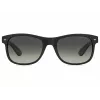 POLAROID PLD1015SDL5LB Męskie okulary przeciwsłoneczne z polaryzacją - Matowa czarna oprawka, szare szkła, 53mm