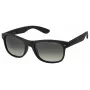 POLAROID PLD1015SDL5LB Męskie okulary przeciwsłoneczne z polaryzacją - Matowa czarna oprawka, szare szkła, 53mm
