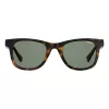 Polaroid PLD1016SNEW08 Męskie prostokątne okulary przeciwsłoneczne z polaryzacją Havana Brown