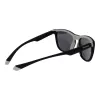 Polaroid PLD2133S08AM9 Unisex Okulary przeciwsłoneczne prostokątne - czarna oprawka, szare soczewki polaryzacyjne 56mm