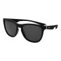 Polaroid PLD2133S08AM9 Unisex Okulary przeciwsłoneczne prostokątne - czarna oprawka, szare soczewki polaryzacyjne 56mm
