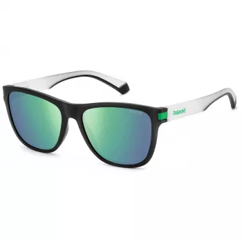 POLAROID PLD2138S3OL Unisex Okulary Przeciwsłoneczne Prostokątne - Oprawa Havana, Brązowe Szkła Polaryzacyjne