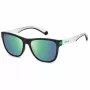 POLAROID PLD2138S3OL Unisex Okulary Przeciwsłoneczne Prostokątne - Oprawa Havana, Brązowe Szkła Polaryzacyjne