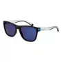 POLAROID PLD2138S560VK Unisex Rectangular Polarized Sunglasses - Havana Brown