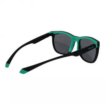 POLAROID PLD2140S543OL Unisex Okulary Przeciwsłoneczne Kwadratowe - Oprawka Havana Acetate, Zielone Polaryzowane Soczewki Poliwęglanowe, Ochrona UV400