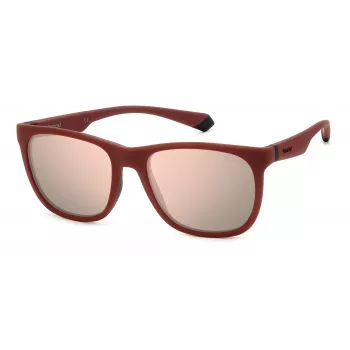 Polaroid PLD2140ST9H Okulary przeciwsłoneczne unisex - czarna oprawka, szare soczewki polaryzacyjne, 55 mm