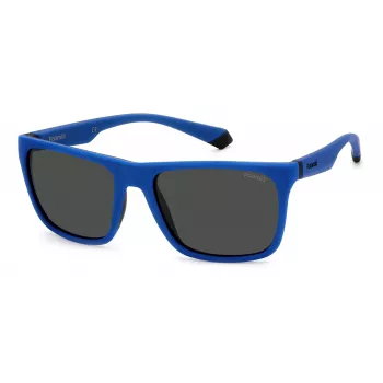Polaroid PLD2141SDOF Okulary przeciwsłoneczne unisex - oprawka Havana, soczewki polaryzacyjne zielone - 57mm