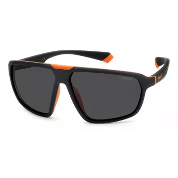 POLAROID PLD2142SRC2 Unisex Okulary Przeciwsłoneczne Prostokątne - Oprawka Havana, Brązowe Soczewki Polaryzacyjne