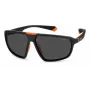POLAROID PLD2142SRC2 Unisex Okulary Przeciwsłoneczne Prostokątne - Oprawka Havana, Brązowe Soczewki Polaryzacyjne
