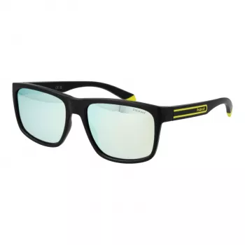 Okulary przeciwsłoneczne Polaroid PLD2149S5771C męskie, prostokątne, polaryzacyjne, oprawka Havana, soczewki brązowe, 57mm