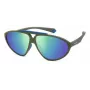 POLAROID PLD2151/S Okulary przeciwsłoneczne unisex Oprawka Havana Zielone soczewki polaryzacyjne 62mm