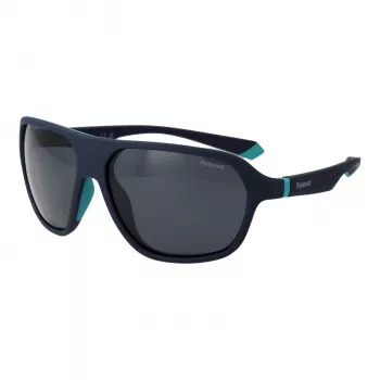 Polaroid PLD2152S58FLL Unisex Okulary Przeciwsłoneczne Kwadratowe - Hawana/Brąz - Polaryzacyjne UV400