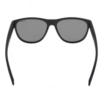 Polaroid PLD2156S56003 Unisex Prostokątne Okulary Przeciwsłoneczne - Czarna Oprawka, Szare Polaryzowane Soczewki TAC, Ochrona UV400