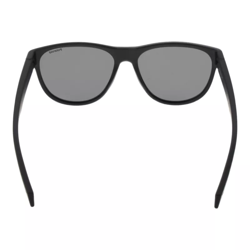 Polaroid PLD2156S56003 Unisex Prostokątne Okulary Przeciwsłoneczne - Czarna Oprawka, Szare Polaryzowane Soczewki TAC, Ochrona UV400