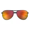 POLAROID PLD2160GSX807 Okulary przeciwsłoneczne męskie z polaryzacją - Czarna oprawka, szare szkła 62mm