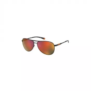 POLAROID PLD2160GSX807 Okulary przeciwsłoneczne męskie z polaryzacją - Czarna oprawka, szare szkła 62mm