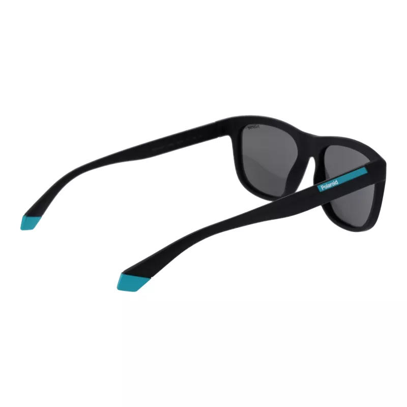 Okulary przeciwsłoneczne unisex Polaroid PLD2163/S - czarna oprawka, szare soczewki polaryzacyjne - 54 mm