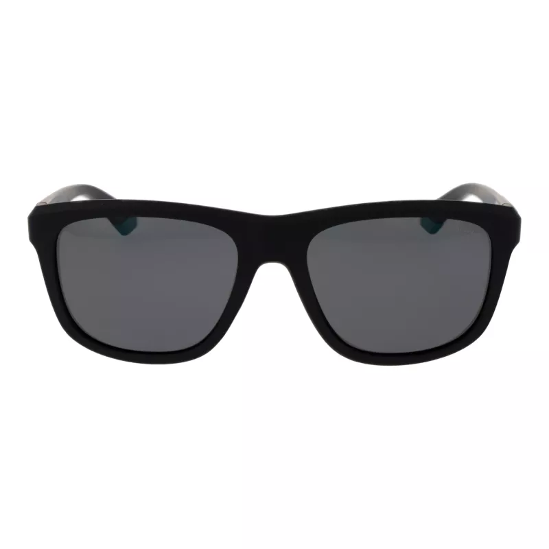 Okulary przeciwsłoneczne unisex Polaroid PLD2163/S - czarna oprawka, szare soczewki polaryzacyjne - 54 mm