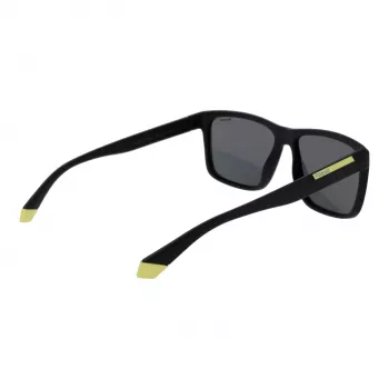 POLAROID PLD2164S58003 Męskie prostokątne okulary przeciwsłoneczne z polaryzacją - czarne/szare 58mm