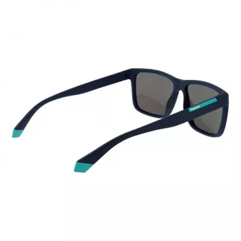 POLAROID PLD2164S58FLL Męskie prostokątne okulary przeciwsłoneczne z polaryzacją - Hawana/Brąz