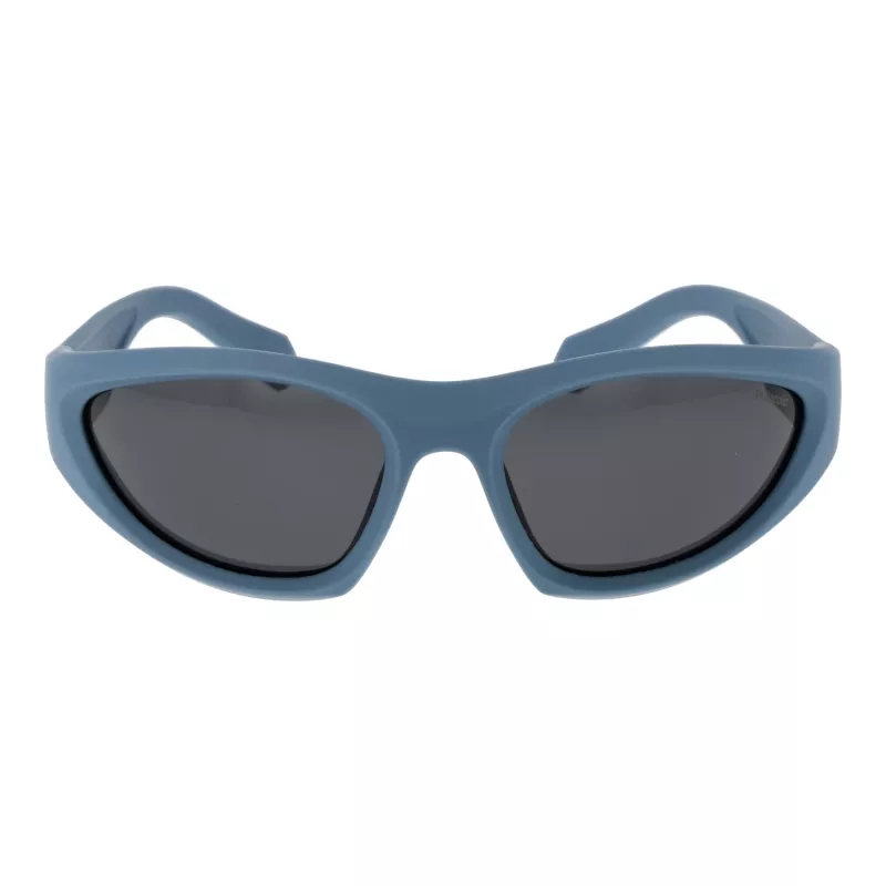 Polaroid PLD2165S59FLL Unisex Okulary Przeciwsłoneczne Prostokątne - Havana/Brązowy - 59mm