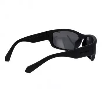 POLAROID PLD2166S62003 Okulary przeciwsłoneczne pilot męskie - czarna oprawka, szare soczewki polaryzacyjne, 62mm
