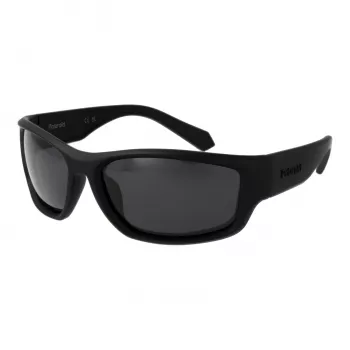 POLAROID PLD2166S62003 Okulary przeciwsłoneczne pilot męskie - czarna oprawka, szare soczewki polaryzacyjne, 62mm