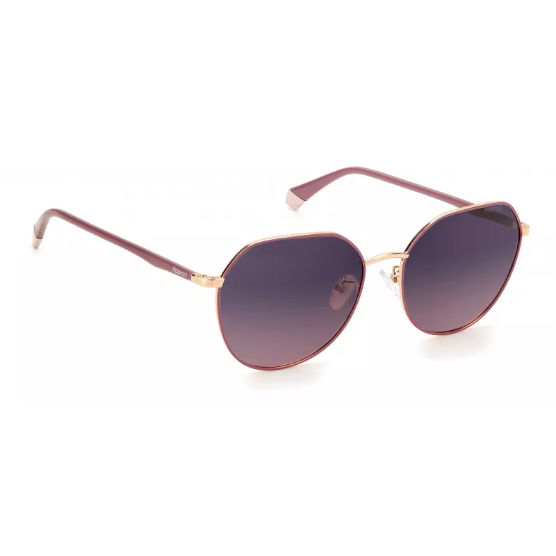 POLAROID PLD4106GSYK9X Damskie okulary przeciwsłoneczne z polaryzacją - oprawka acetatowa Havana, brązowe szkła, 59mm