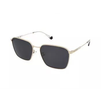 Okulary przeciwsłoneczne Polaroid PLD4120GSXLOJ dla mężczyzn, oprawka Havana, brązowe gradientowe soczewki polaryzacyjne 59mm