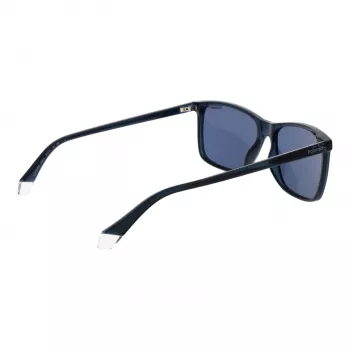 Polaroid PLD4137/S Men's Rectangular Polarized Sunglasses - Black/Grey 58mm