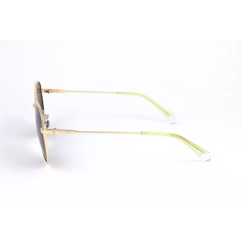 Polaroid PLD4142GSX01Q Unisex Okulary przeciwsłoneczne prostokątne - szara oprawka, szare soczewki polaryzacyjne - 60/14/145 mm