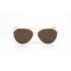 Polaroid PLD4142GSX01Q Unisex Okulary przeciwsłoneczne prostokątne - szara oprawka, szare soczewki polaryzacyjne - 60/14/145 mm