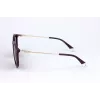 POLAROID PLD4143SXB3V Unisex Rectangular Sunglasses - Black Frame Grey Polarized Lens 53mm