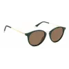 POLAROID PLD4147SX1EDF Uniseksowe Okulary Przeciwsłoneczne Prostokątne - Czarna Oprawka Szare Soczewki Polaryzacyjne 51mm