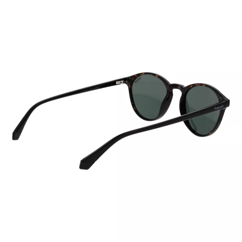 Okulary przeciwsłoneczne Polaroid PLD4153S50086 Męskie Kwadratowe Havana Acetat z Szarymi Soczewkami Polaryzacyjnymi