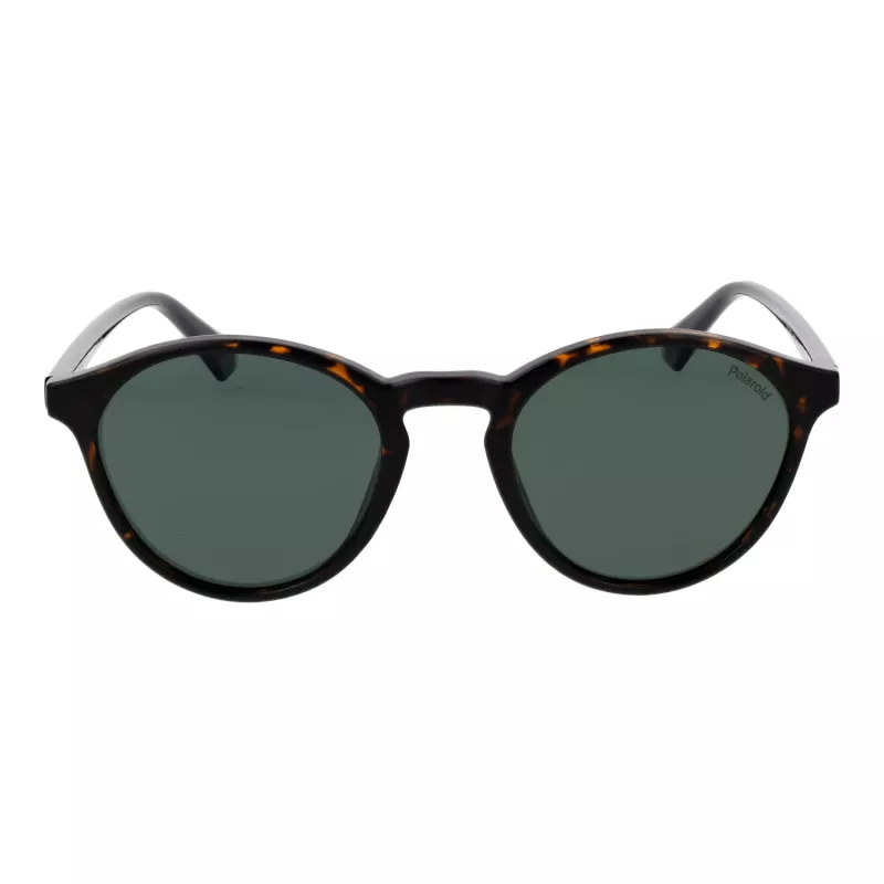 Okulary przeciwsłoneczne Polaroid PLD4153S50086 Męskie Kwadratowe Havana Acetat z Szarymi Soczewkami Polaryzacyjnymi