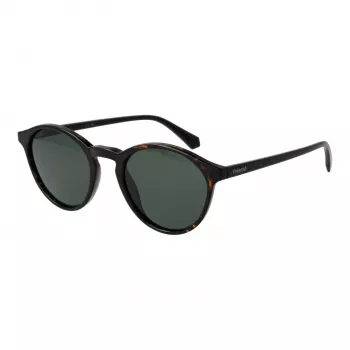 Okulary przeciwsłoneczne Polaroid PLD4153S50086 Męskie Kwadratowe Havana Acetat z Szarymi Soczewkami Polaryzacyjnymi