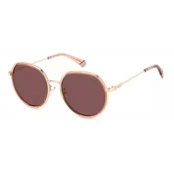 POLAROID PLD4160GSXDDB Unisex Okulary Przeciwsłoneczne Prostokątne - Soczewki Polaryzacyjne UV400 Szare Oprawka Czarna